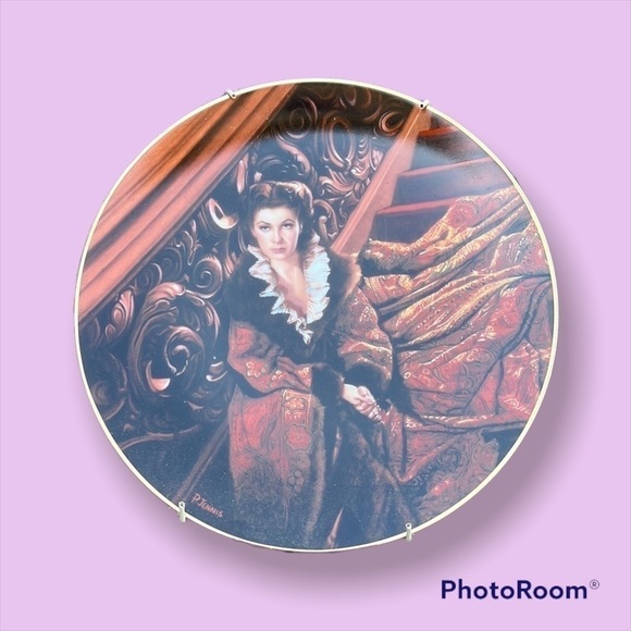 𝅺Gone with the Wind Scarlett O’Hara Collector’s Plate - Picture 1 of 4